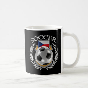 Fan-Gang des Tschechische Republik-Fußball-2016 Kaffeetasse