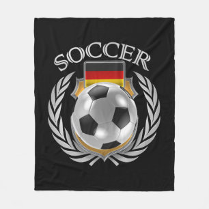Fan-Gang Deutschland-Fußball-2016 Fleecedecke
