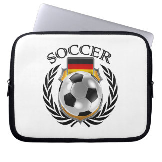 Fan-Gang Deutschland-Fußball-2016 Laptopschutzhülle