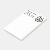 Fan-Gang Deutschland-Fußball-2016 Post-it Klebezettel (angewinkelt)