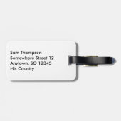 Fan-Gang die Schweiz-Fußball-2016 Gepäckanhänger (Rückseite horizontal)