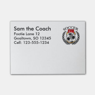 Fan-Gang die Türkei-Fußball-2016 Post-it Klebezettel