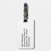 Fan-Gang Portugal-Fußball-2016 Gepäckanhänger (Rückseite vertikal)