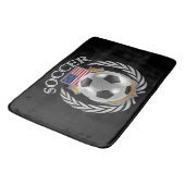 Fan-Gang USA-Fußball-2016 Badematte (Schrägansicht)
