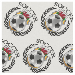 Fan-Gang Wales-Fußball-2016 Stoff