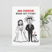 Fan-glückliche Ehe Einladung (Stehend Vorderseite)