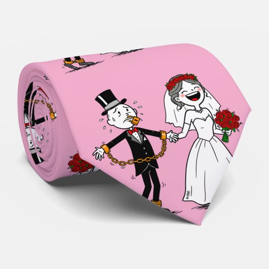 Fan-glückliche Ehe Krawatte (Gerollt)