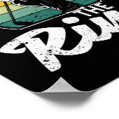 Fan Golfer letzte Schuss vor Ring Poster (Ecke)