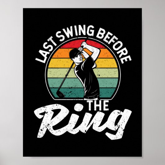 Fan Golfer letzte Schuss vor Ring Poster (Vorne)