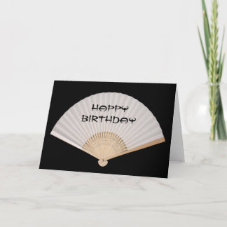 Fan Happy Birthday Card Karte