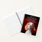Fan Hund Notizblock (Innenseite)