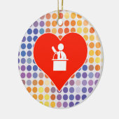 Fan Keramikornament (Links)