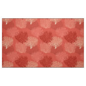 Fan-korallenroter Druck, Schatten der Stoff (Fat Quarter (45,7 x 55,9 cm))