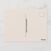 FAN MAIL Postkarte (Rückseite)