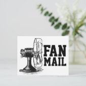FAN MAIL Postkarte (Stehend Vorderseite)