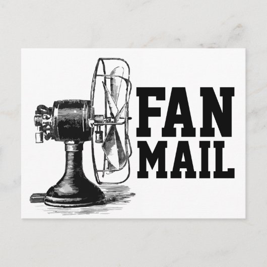 FAN MAIL Postkarte (Vorderseite)