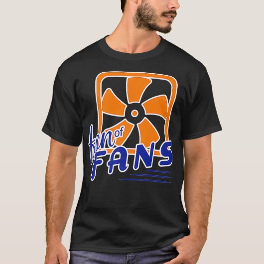 Fan of Fans Fun Graphic Premium T-Shirt (Vorderseite)