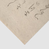 Fan Painting von Rabbit and Moon von Kubo Shunman Seidenpapier (Detail)