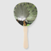Fan - Pfau Fächer (Rückseite)
