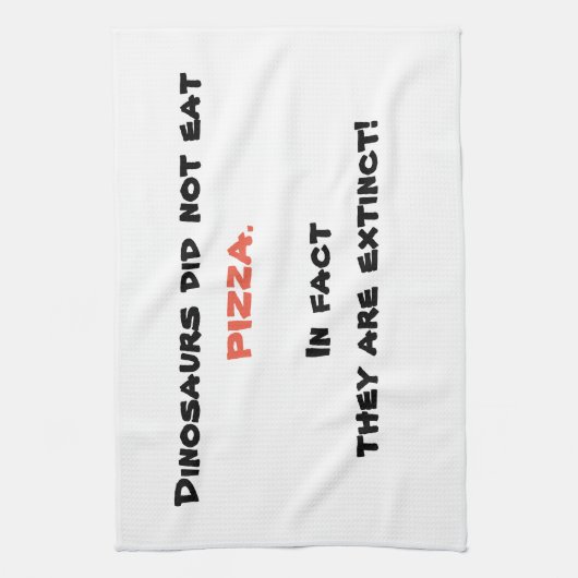 Fan Pizza Küchentuch (Vertikal)