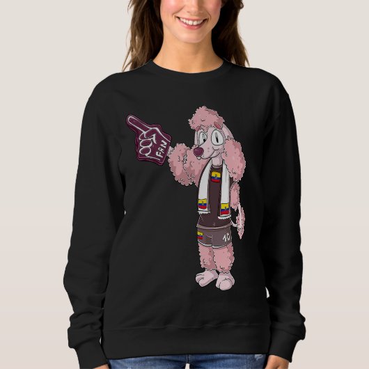 Fan Poodle Ecuador Sweatshirt (Vorderseite)