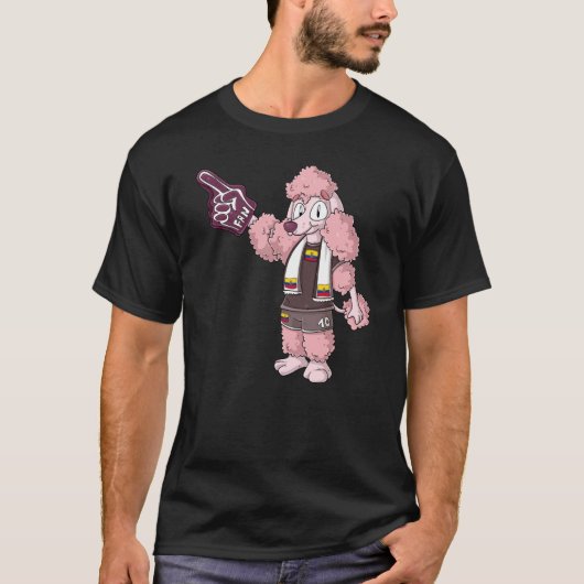 Fan Poodle Ecuador T-Shirt (Vorderseite)