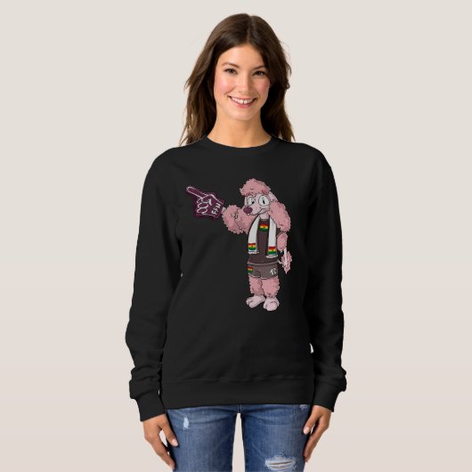 Fan Poodle Ghana Sweatshirt (Vorne ganz)