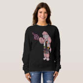 Fan Pudel Belgien Sweatshirt (Vorne ganz)