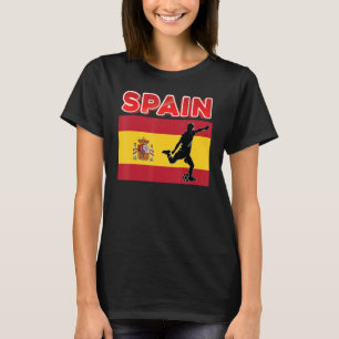 Fan Spain National Team World Football Fußball Fuß T-Shirt