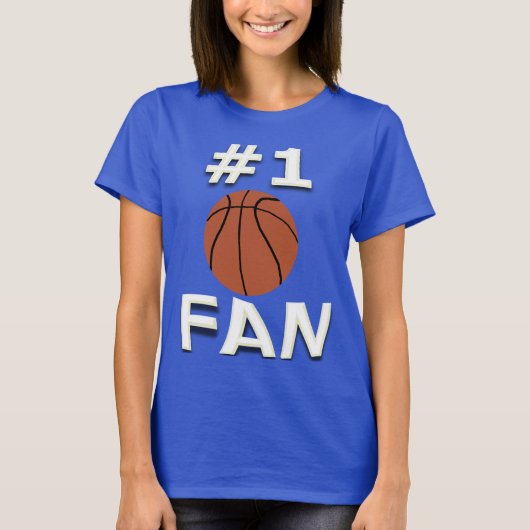 Fan-T - Shirt des Basketball-#1 (Vorderseite)