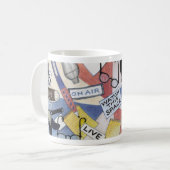 Fan-Tasse Rachel Maddow ohne blaue Grenze Kaffeetasse (Vorderseite Links)