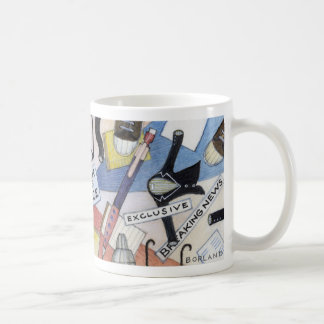 Fan-Tasse Rachel Maddow ohne blaue Grenze Kaffeetasse