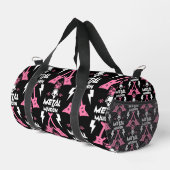 Fan von Heavy Metal Chick Duffle Bag (Rechte Ecke)