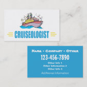 Fan von Kreuzfahrtschiffen Visitenkarte (Vorne/Hinten)