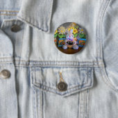 Fan von tollwütigen Kaninchen Button (Beispiel)