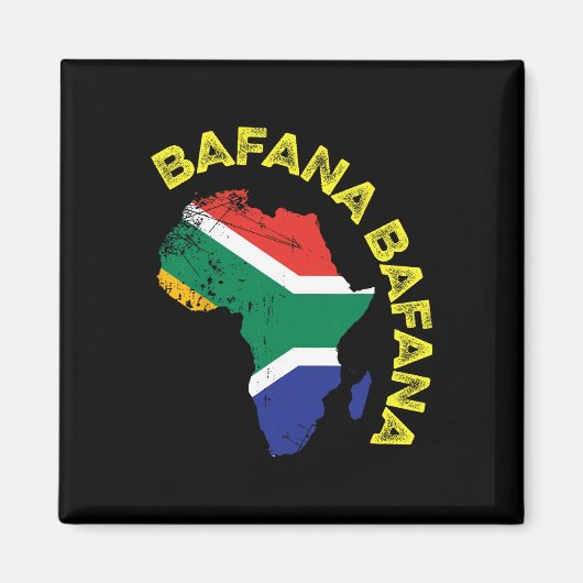 Fana Fana Südafrika Fußball Magnet (Vorne)