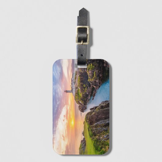 Fanad Hauptleuchtturm Co. | Donegal Irland Gepäckanhänger (Vorderseite Vertikal)