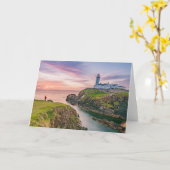 Fanad Hauptleuchtturm | Donegal, Irland Karte (Gelbe Blume)