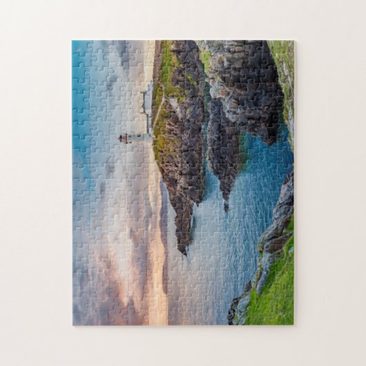 Fanad Hauptleuchtturm | Donegal, Irland Puzzle (Vertikal)