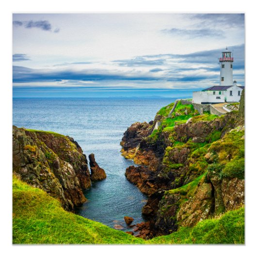 Fanad Head Leuchtturm Poster | Küste von Donegal (Vorderseite)