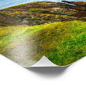 Fanad Head Lighthouse Cliffs – Ireland Photo Print Fotodruck (Ecke)