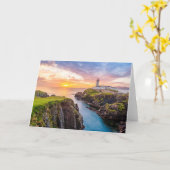 Fanad Head Lighthouse Co. | Donegal Irland Karte (Gelbe Blume)