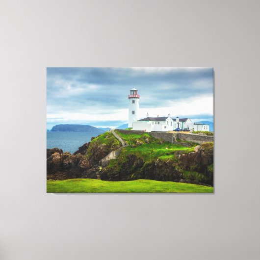 Fanad Head Lighthouse Donegal Ireland Art Print Leinwanddruck (Vorderseite)