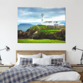 Fanad Head Lighthouse Donegal Ireland Art Print Leinwanddruck (Insitu (Schlafzimmer))