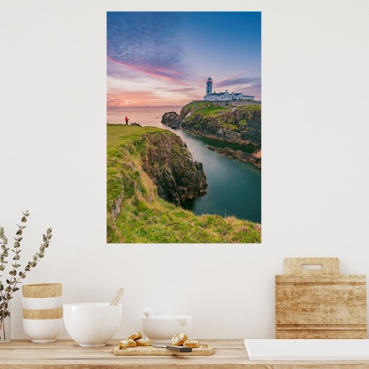 Fanad Head Lighthouse | Donegal, Irland Poster (Küche)