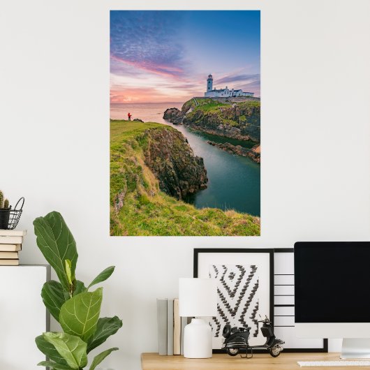 Fanad Head Lighthouse | Donegal, Irland Poster (Heimbüro)