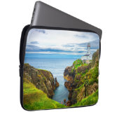 Fanad Head Lighthouse Wall Art – Dramatic Ireland  Laptopschutzhülle (Vorne Rechts)