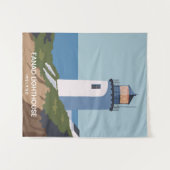 Fanad Leuchtturm Wandteppich (Vorderseite (Horizontal))