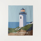 Fanad Leuchtturm Wandteppich (Vorderseite)