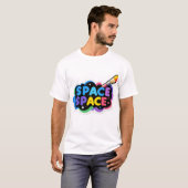 Fanart Space Sticker T-Shirt (Vorne ganz)